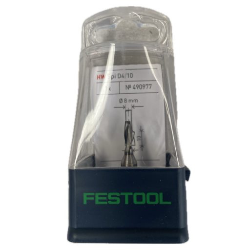 Festool Upward Spiral Router Groove Cutter 4mm HW Spi S8 D4/10