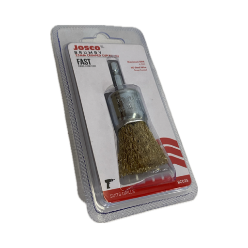 Josco Wire Brush Cup Stem 25mm