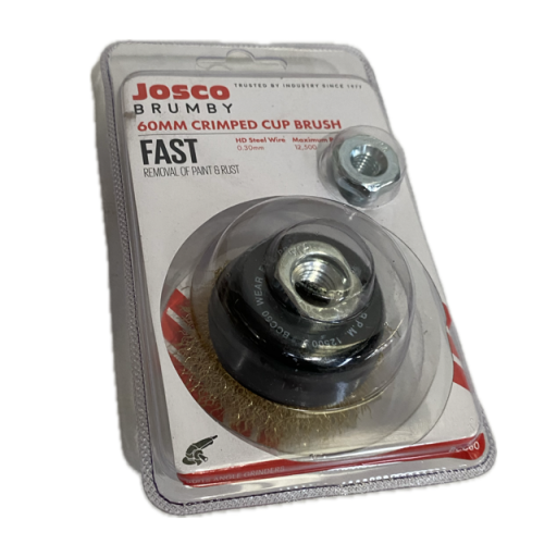 Josco Brush Cup Crimped 60mm M14 