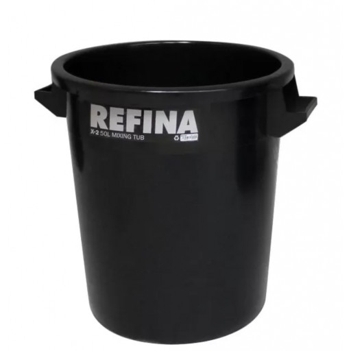 Refina Black Mixing Tub 50 Litre Refina Black Mixing Tub 50 Litre